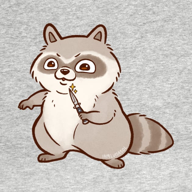 Switchblade Raccoon by iamlunasol